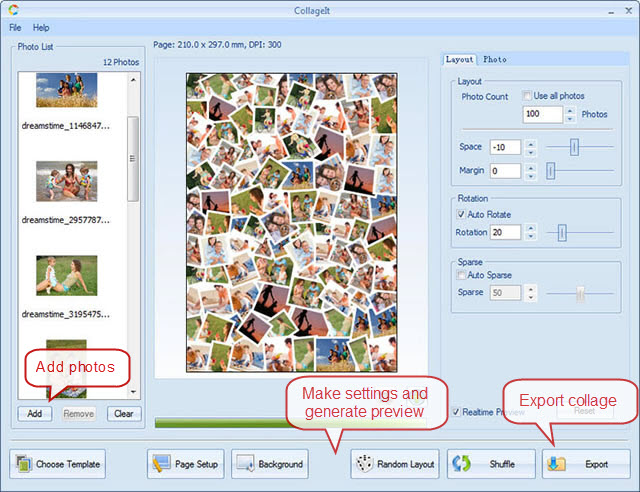 Windows 7 CollageIt 1.9.4 full