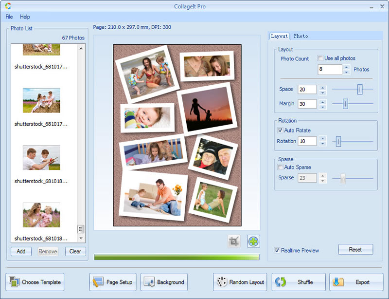 Screenshot of CollageIt CollageIt screenshot